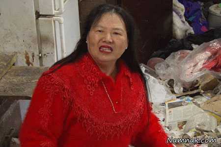 زباله های 30 ساله در منزل خانم میشل منزل کثیف خانم میشل