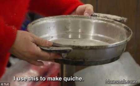 زباله های 30 ساله در منزل خانم میشل منزل کثیف خانم میشل