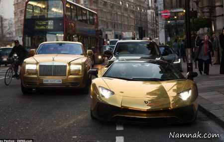 خودروهای لوکس و طلایی گردشگر سعودی