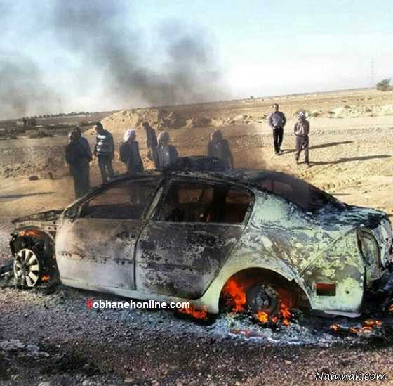 سوختن مگان پلیس 