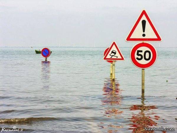 جاده ایی اسرارآمیز که هر روز ناپدید می شود جاده