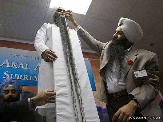 بلندترین ریش جهان ریش