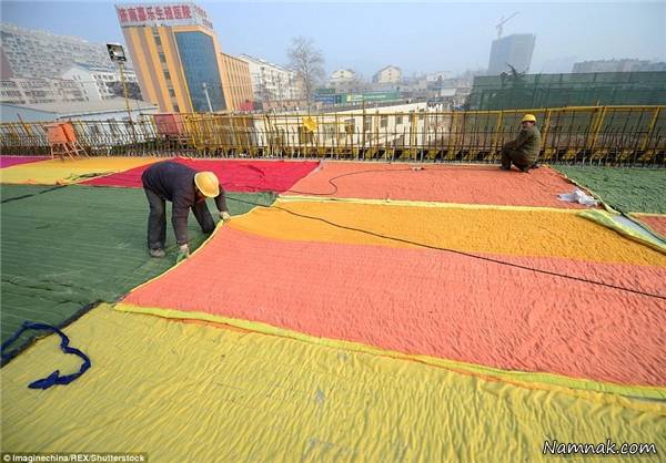 ابتکار دلسوزانه کارگران چینی کارگران چینی