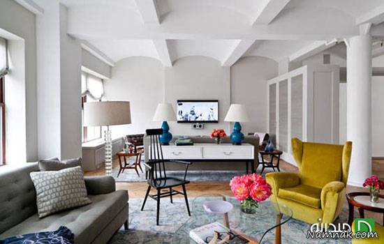 جدا کردن بخش ها و فضاهای خانه بدون دیوار فضاهای خانه