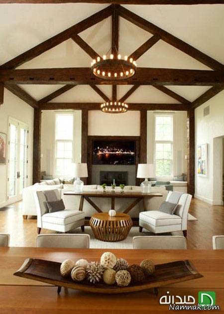 جدا کردن بخش ها و فضاهای خانه بدون دیوار مشخص کردن فضاهای خانه