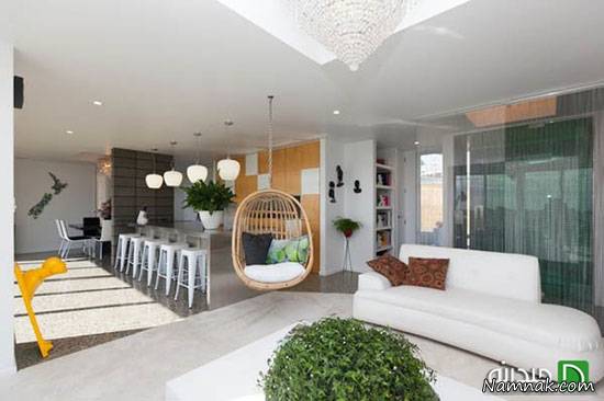 جدا کردن بخش ها و فضاهای خانه بدون دیوار مشخص کردن فضاهای خانه