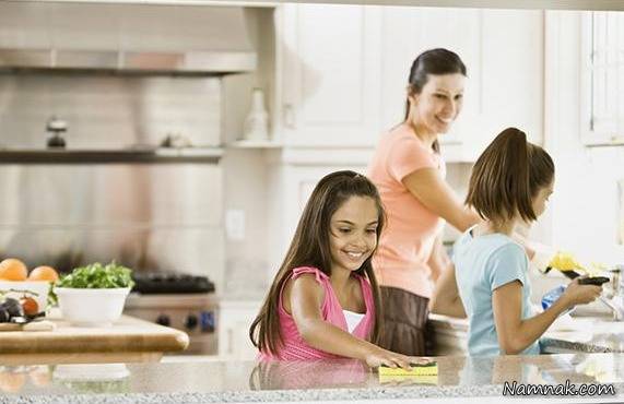 خانه داری سخت اما شیرین خانه داری