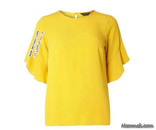 پوشیدن لباس زرد در روزهای بهاری رنگ زرد