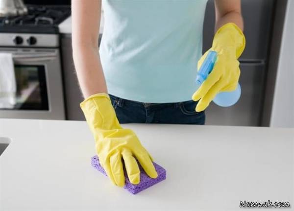 ضرورت استفاده از دستکش هنگام ظرف شستن دستکش