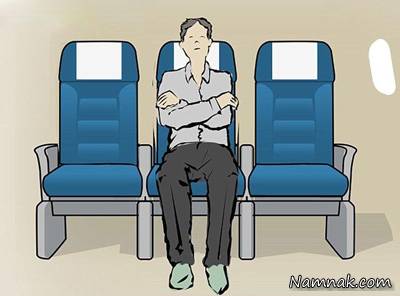 خوابیدن در هواپیما