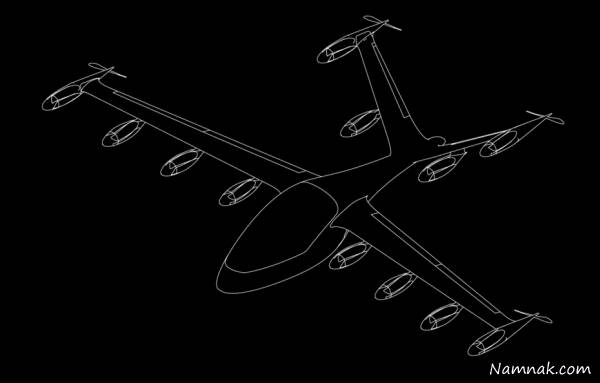 هواپیمای برقی دو نفره با 16 موتور هواپیما