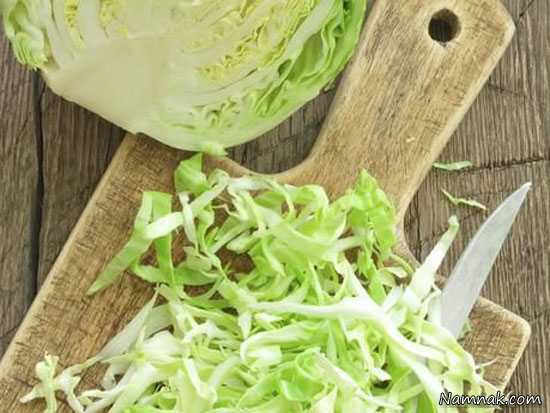 درست کردن سالاد