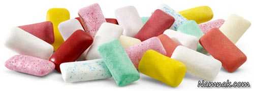 مواد غذایی خنگ کننده آدامس