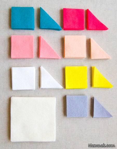 زیر لیوانی نمدی زیر لیوانی