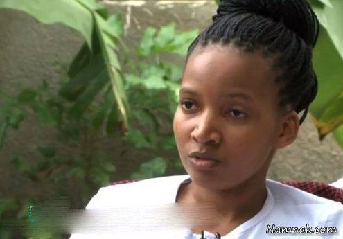 دختری که قادر است بازبانش بنویسد