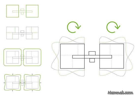 بالکن های وسیع