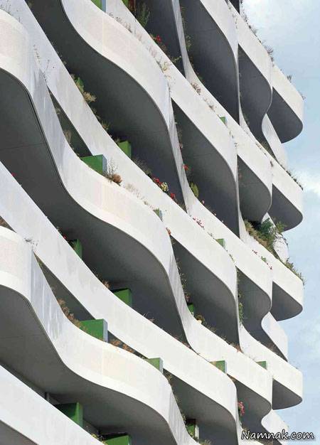 بالکن های وسیع