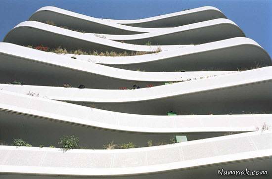 بالکن های وسیع