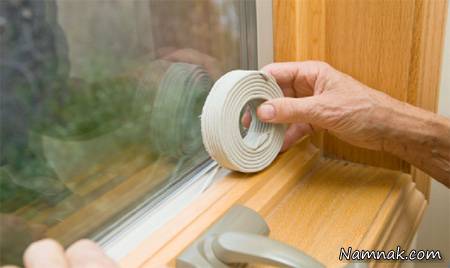 روش های فوری برای عایق کردن در و پنجره در روزهای سرد عایق کردن در و پنجره