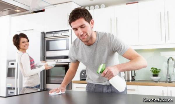 به این دلایل مهم تمیز کردن خانه را به مردها بسپارید! تمیز کردن خانه