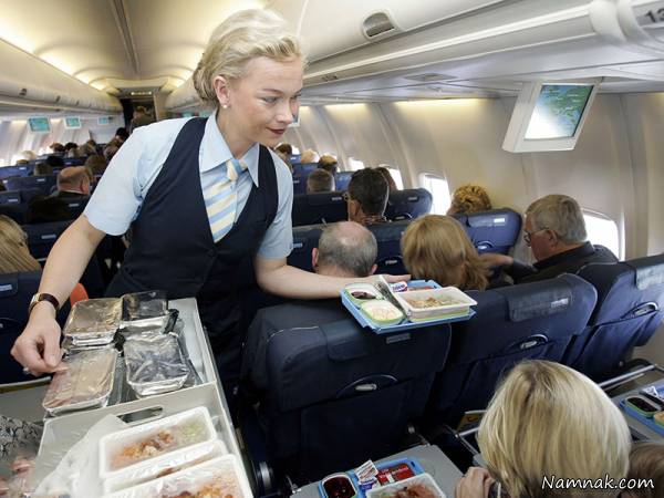 دانستنی های غذایی هواپیما غذا هواپیما