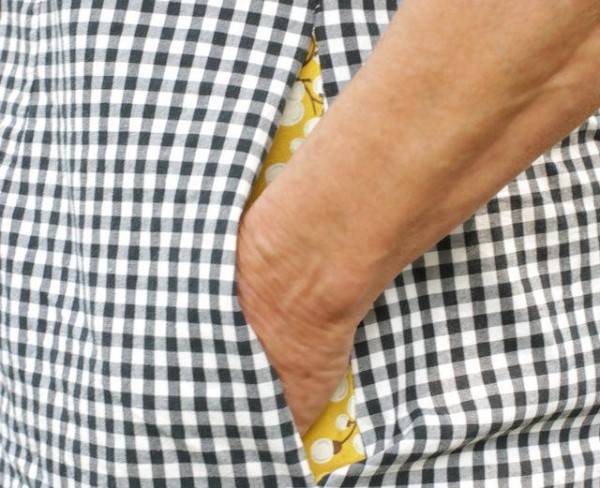 طریقه اضافه کردن جیب روی لباس