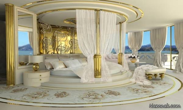 دکوراسیون لوکس طلایی لوکس طلایی