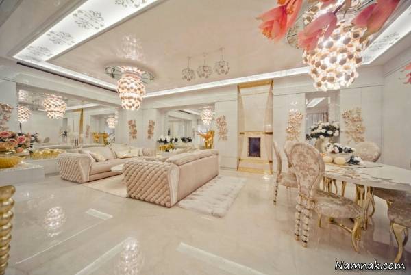 لوکس طلایی چیدمان لوکس طلایی