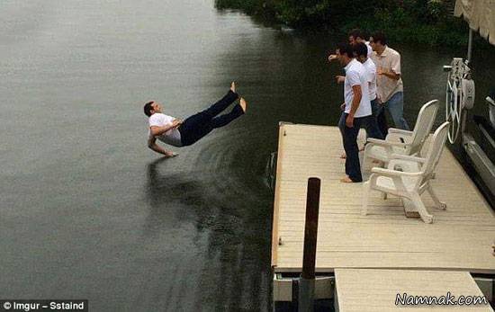 عکس های دیدنی یک لحظه قبل از وقوع حادثه عکس های دیدنی