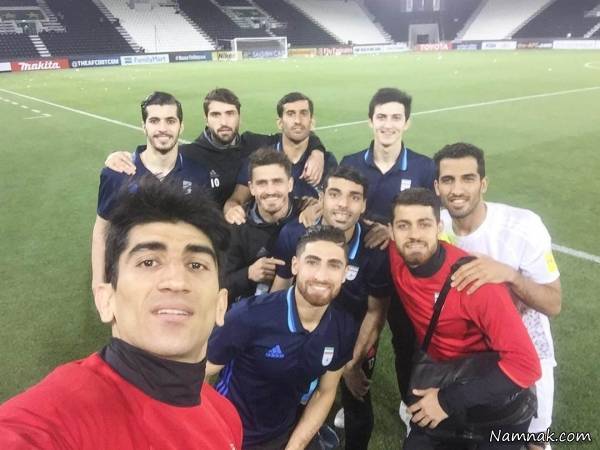 سلفی فوتبالیست ها