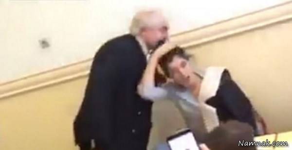 روش عجیب معلم مرد برای دختر جوان معلم مرد دختر