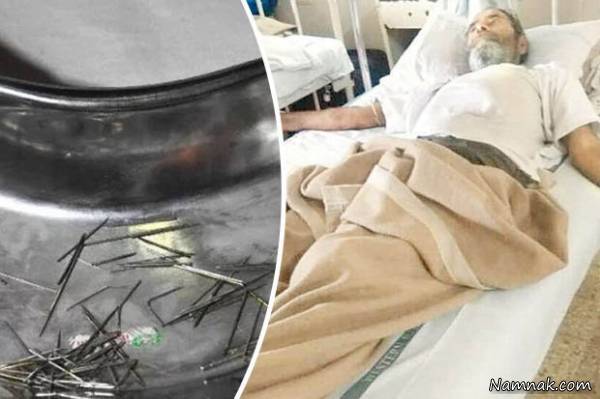 صدها سوزن داخل بدن مرد هندی سوزن بدن