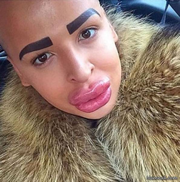 مدل ابرو عجیب ابرو عجیب