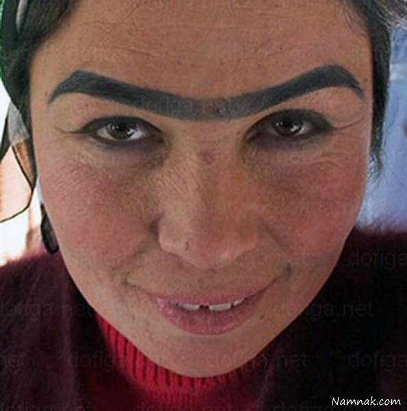مدل ابرو عجیب ابرو عجیب