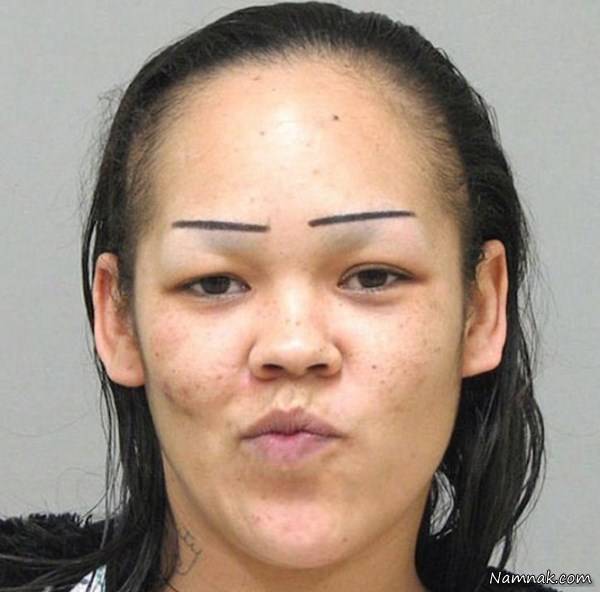 تتو عجیب ابروی زنانه ابرو عجیب