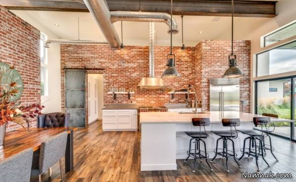 طراحی داخلی صنعتی در خانه طراحی داخلی صنعتی