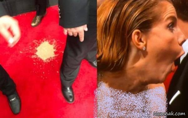 استفراغ روی فرش