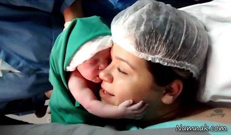 عشق نوزاد به مادر