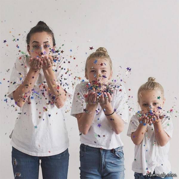 عکس مادر دختر