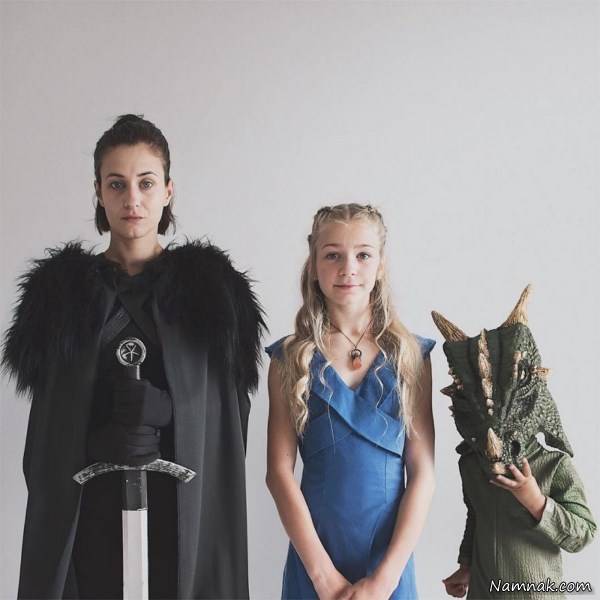 عکس مادر دختر