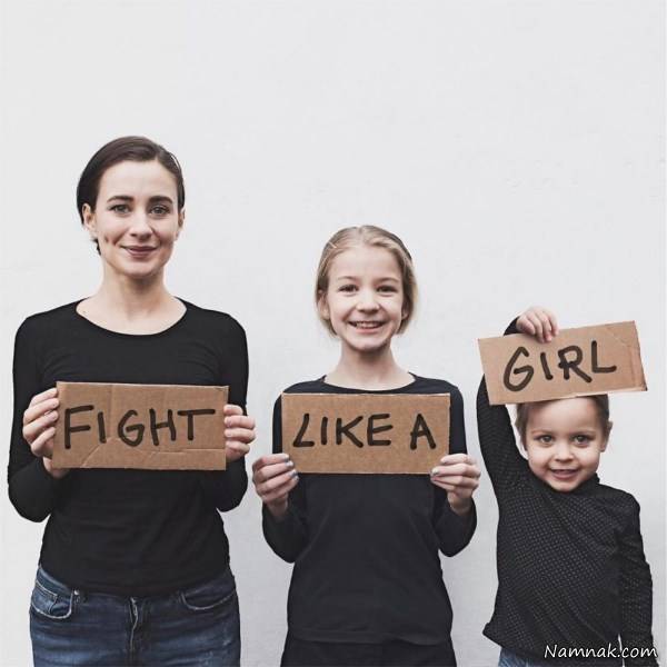 عکس مادر دختر