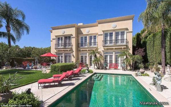 خانه مجلل خواننده هالیوود خانه مجلل