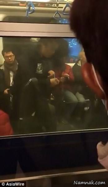 دعوای زنان در مترو