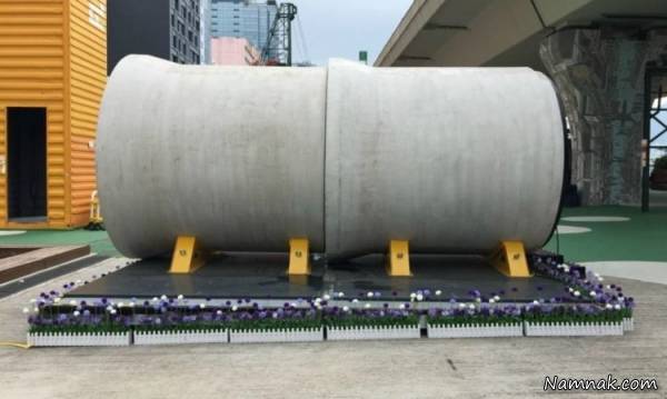 زندگی داخل لوله آب