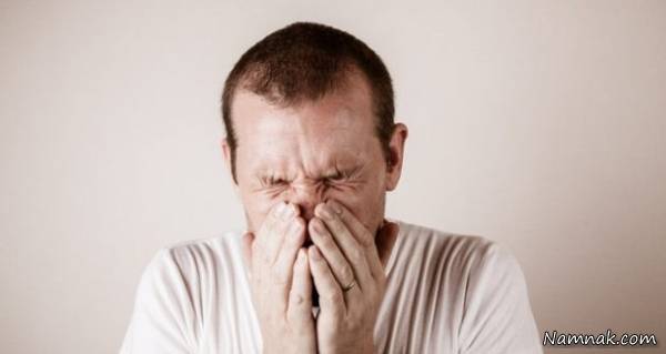 پارگی گلو عطسه