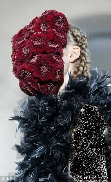 ماسک عجیب مدلینگ هفته پاریس مدلینگ هفته