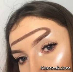 مدل ابروی عجیب