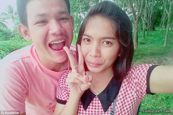 سرطان صورت نامزد دختر جوان سرطان نامزد