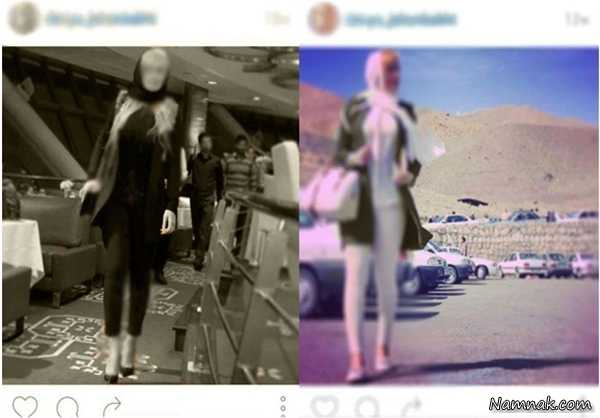 مدل های اینستاگرام در خیابان های تهران مدل های اینستاگرام