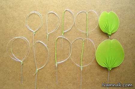 ساخت گل جورابی